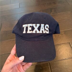 Texas Embroidered Navy Baseball Cap